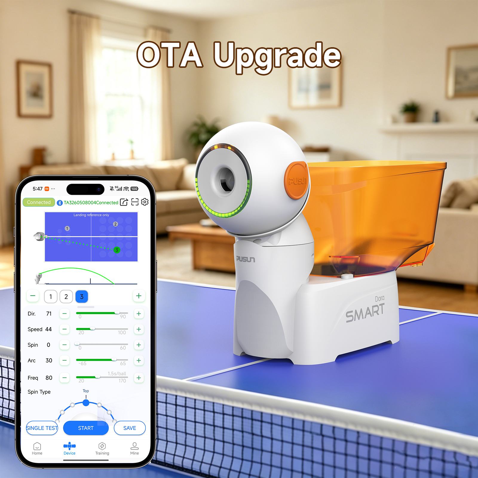 Table Tennis App - PUSUN High Quality Desktop Table Tennis