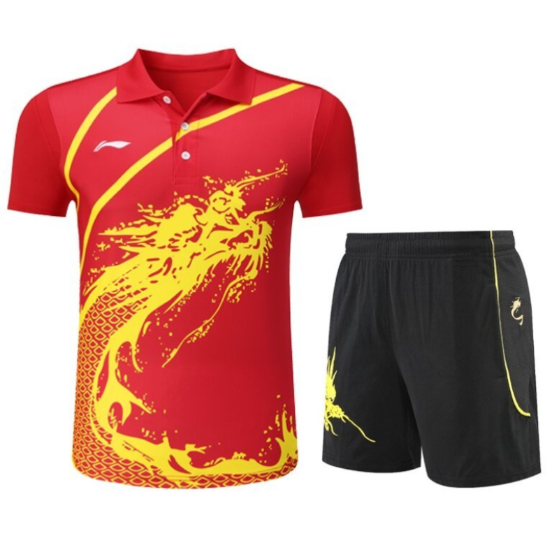 Table Tennis Uniform - 2026New Table Tennis Sportswear Badminton Short-sleeved