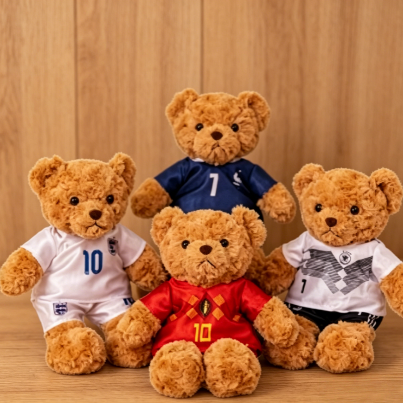Table Tennis European Championship - European Cup Football Bear Doll Customizable