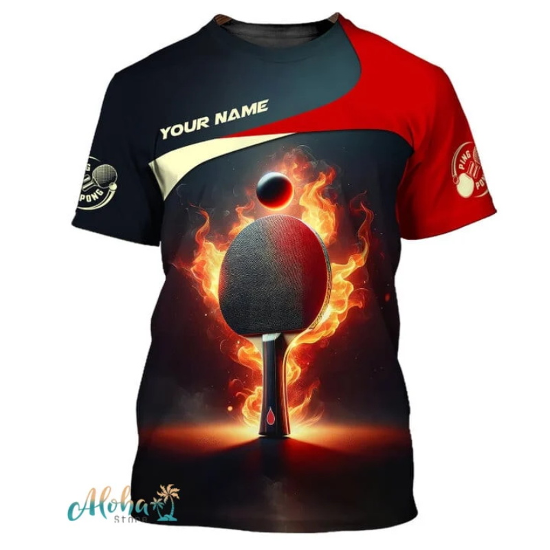 Xu Xin Table Tennis - Full Print Ping Pong Tshirts For