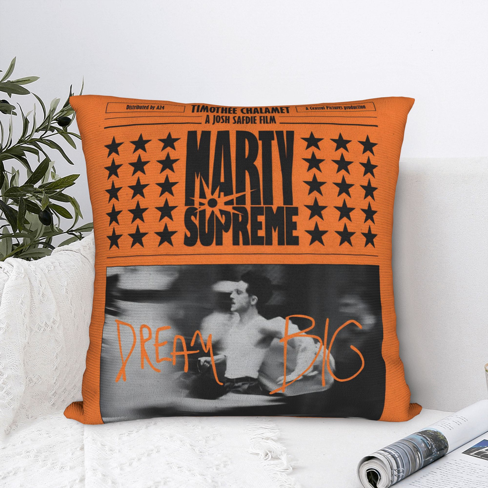 Table Tennis Marty Supreme - Marty Supreme Table Tennis Square Pillow