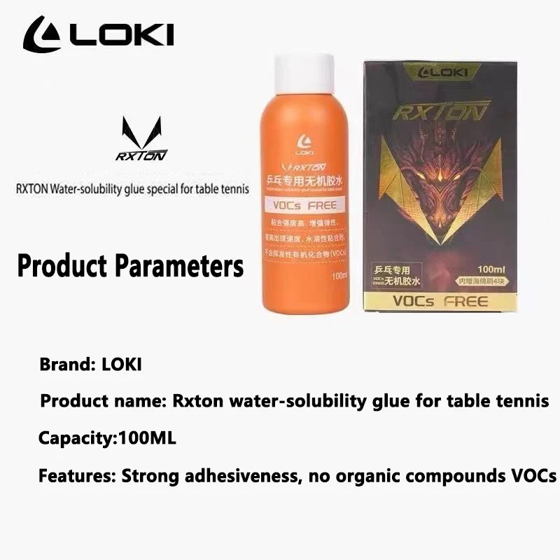 LOKI Waterbased Glue 100ml Wat - Table Tennis Review recensie en prijs