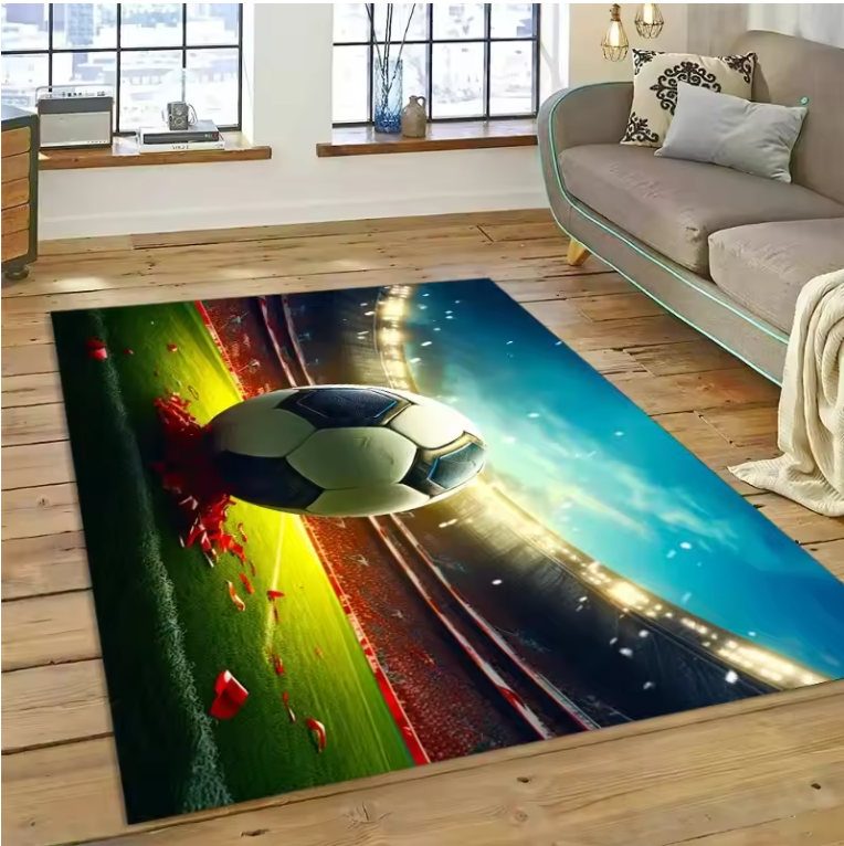 Soccer Field Rug with Champion - Table Tennis European Championship recensie en prijs