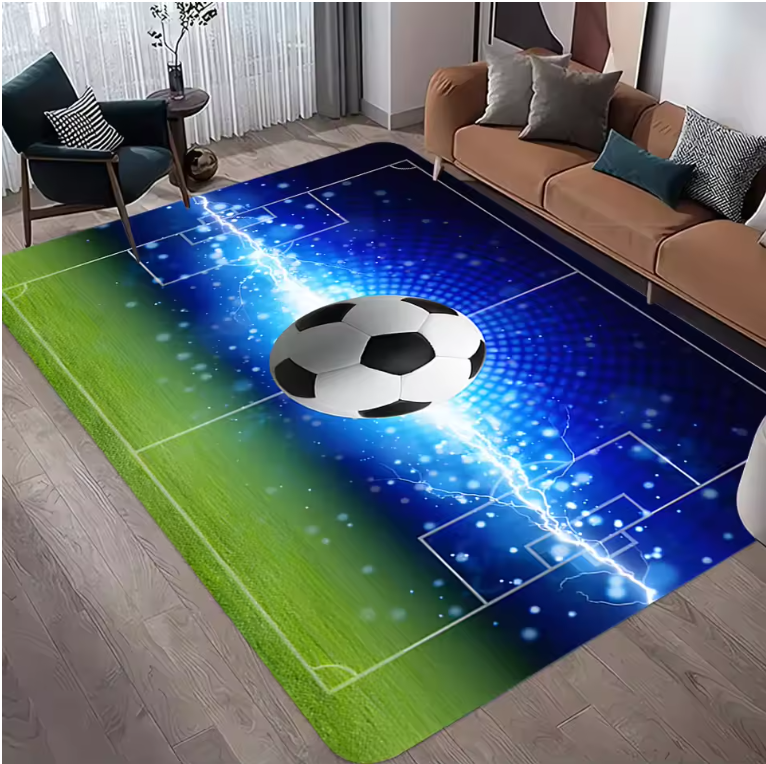Soccer Field Rug with Champion - Table Tennis European Championship recensie en prijs