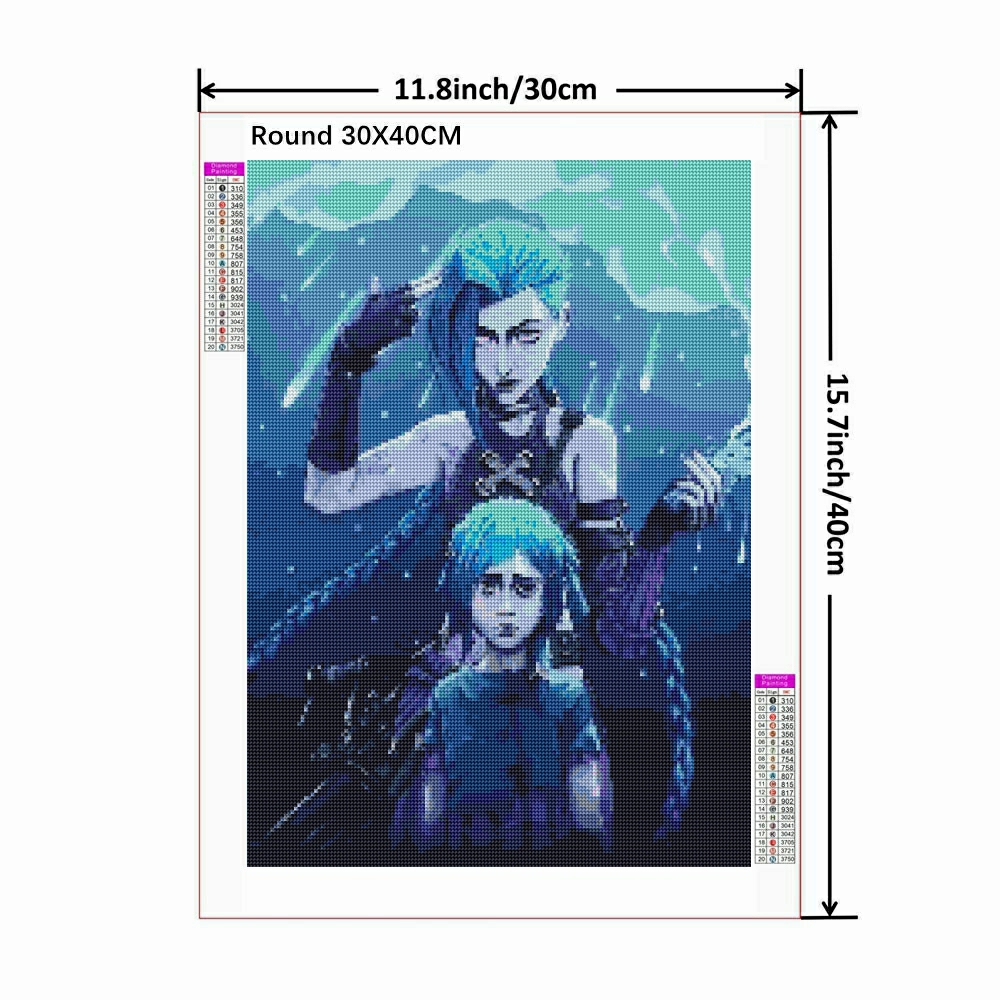 Arcane Jinx Anime 5D DIY Diamo - Table Tennis European Championship recensie en prijs