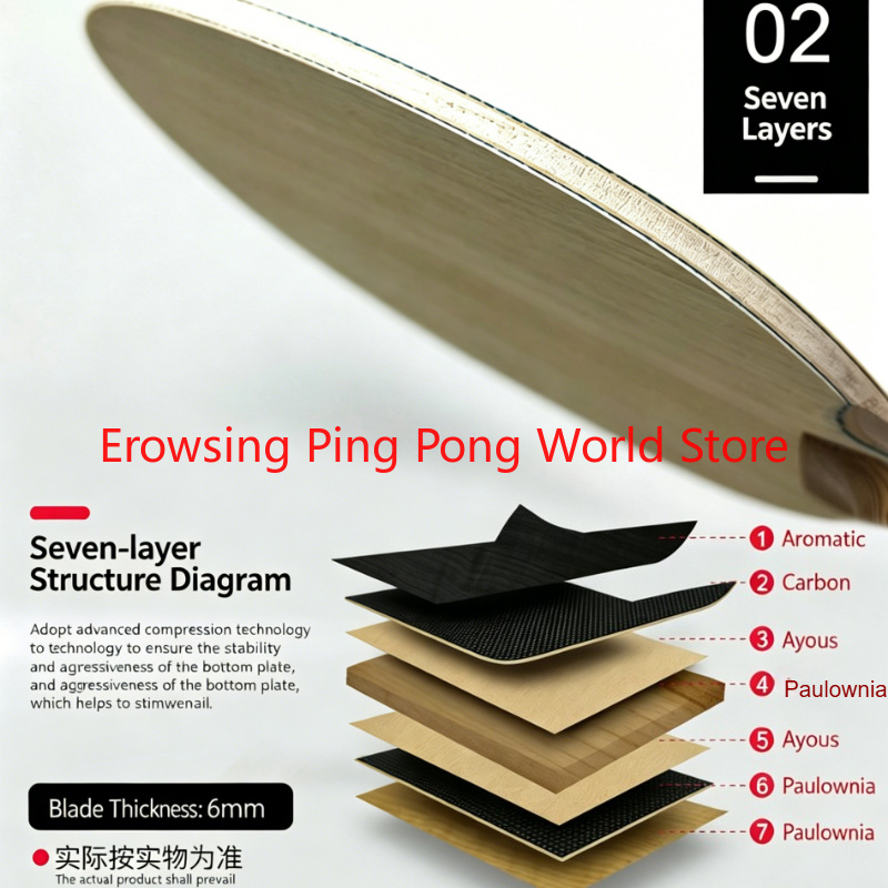 Shenlong Wood ALC Carbon Table - Xu Xin Table Tennis recensie en prijs
