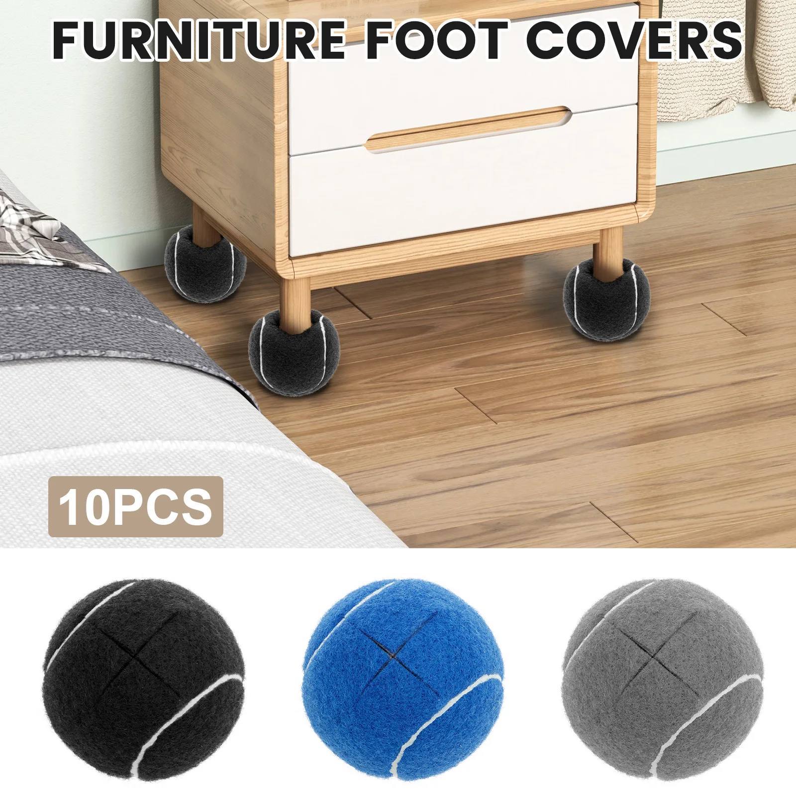 10Pcs Table Chair Foot Covers  - Table Tennis Footwork recensie en prijs