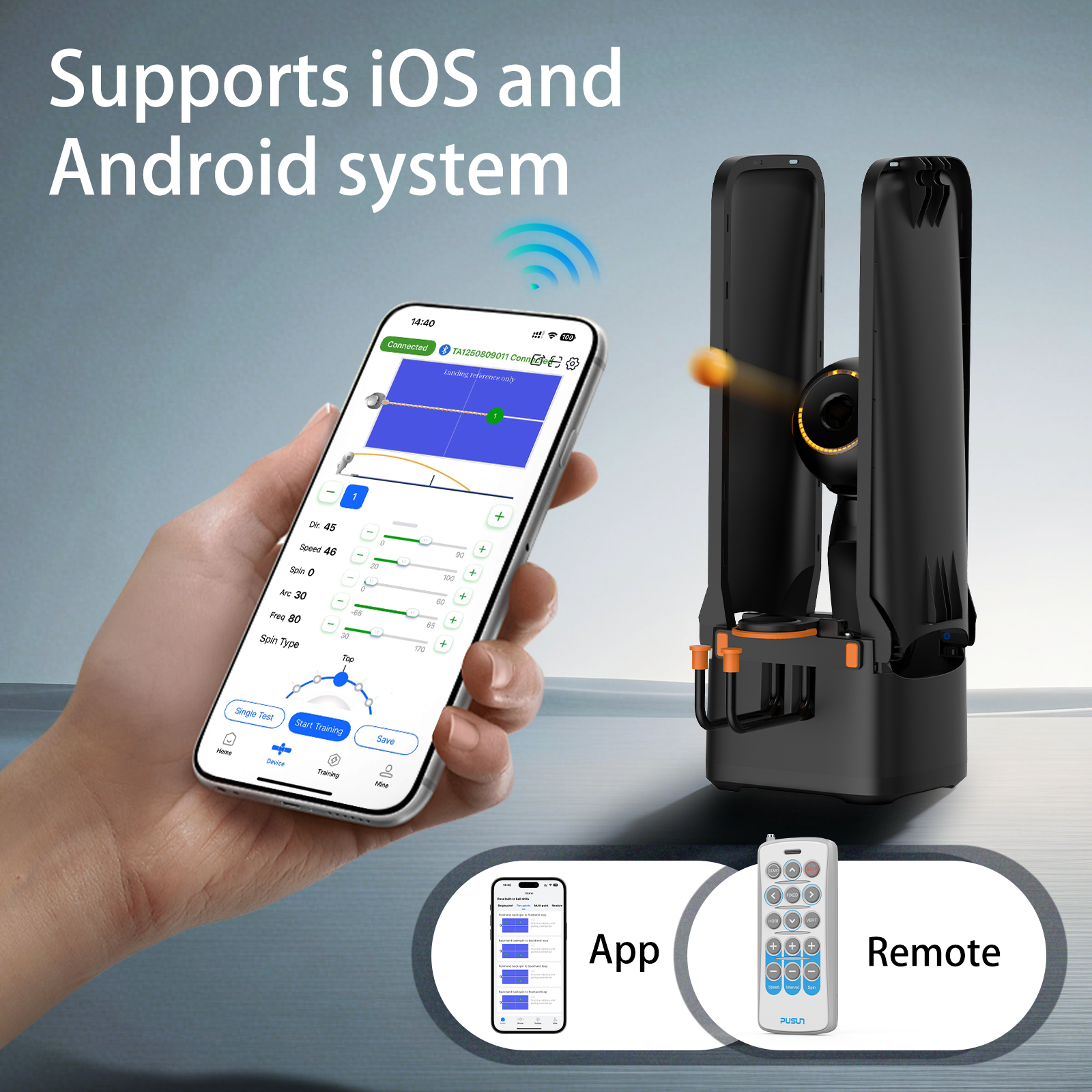 Table Tennis Robot with Ball R - Table Tennis App recensie en prijs