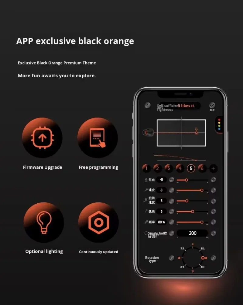 OMNI  Pro Black Orange Exclusi - Table Tennis App recensie en prijs